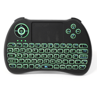 Ipazzport Kp 810 21q 2.4G Wireless German Three Color Backlit Mini Keyboatd Touchpad Airmouse