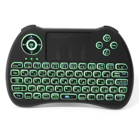 Ipazzport Kp 810 21q 2.4G Wireless Japanese Three Color Backlit Mini Keyboatd Touchpad Air Mouse