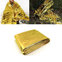 Ipree™ 140x210cm Emergency Thermal Survival Blanket Waterproof Foil Rescue First Aid Mat