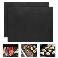 Ipree® 2pcs Easy Bbq Grill Mat Bake Non Stick Microwave Oven Plate Sheet Outdoor Picnic