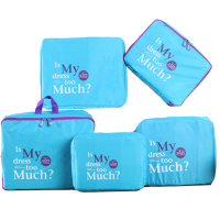 Ipree™ 5pcs Travel Luggage Organizer Bag Clothes Underwear Socks Packing Storage Pouch
