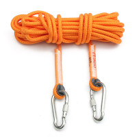 Ipree™ 9.5Mm/10m 12kn Climbing Safety Rope Auxiliary Protection String Rescue With Carabiner