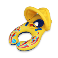 Ipree™ Baby Swimming Pool Water Float Inflatable Children Safety Ring Seat Canopy