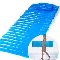 Ipree™ Cool Air Inflatable Moisture Proof Pad Beach Water Float Mat Camping Tent Sleeping Bed