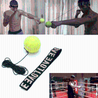 Ipree Fight Ball Boxing Speed Ball With Head Band For Reflex Speed Training Boxing Punch Exercise