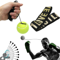 Ipree® Fight Ball With Head Band For Reflex Speed Training Boxing Punch Exercise