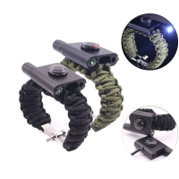 Ipree® Hand Woven Umbrella Compass Bracelet Multifunctional Outdooors Seven Core Polyester Flashlight