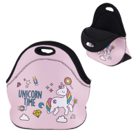 Ipree® Neoprene Girl Unicorn Tote Insulated Lunch Cooler Travel Picnic Handbag Pouch