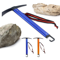 Ipree Outdoor Multi Functional Ice Axe Pickaxe Tactical Shovel Spade Camping Survival Tool