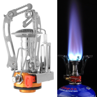 Ipree® Potrable Mini Stove Ultralight Camp Picnic Bbq Burner Stainless Steel Furnace 3000w