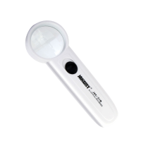 Jakemy Jm Z19 8x Optical Magnifier With 2 Led Light Handheld Magnifying Loupe Reading Glass Ergonomic Handle