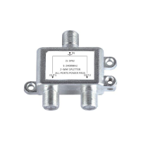 Jasen Js Sp02 Satellite 2 Way Hd Digital Coax Cable Splitter Bi Directional Moca Connector For Satv/catv