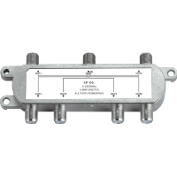 Jasen Sp 06 6 Way Satellites Coax Cable Splitter Bi Directional Moca 5 2500mhz Connector For Satv/catv