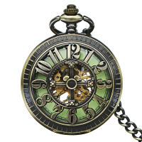 Jijia Jx008 2 Self Wind Mechanical Luminous Pocket Watch