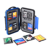 Jjc Mc 2 Waterproof Dirt Proof Portable Cf Sd Card Storage Box