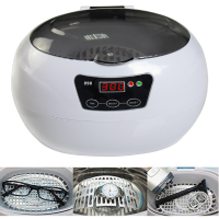 Jp 890 Digital Ultrasonic Cleaner Cleaning Machine Basket Jewelry Watches Dental 0.6L 35w 42khz Ultrasound Cleaner