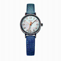 Julius 855 Retro Simple Dials Gils Student Fashion Quartz Wrist Watch