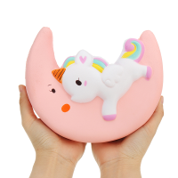 Jumbo Cartoon Unicorn Moon Pegasus Squishy 19cm Slow Rising Collection Gift Toy