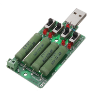 Juwei 10w 4 Switch Usb Aging Discharge Loader Current Detection Load Power Resistor Support Qc2.0 Compatible Qc3.0 Test For Power Bank Cell Phone Charger Usb Power