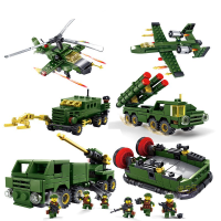 Kazi 6pcs Per Set Field Operations Building Block Sets Toy Educational Gift 84034#1 6 Fidget Toys