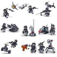 Kazi Building Block Phantom Police Team 82019#1 9 Educational Gift Fidget Toys 279pcs