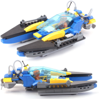 Kazi Building Block Tornado Boat Educational Gift #6031 Fidget Toys 139pcs