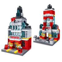 Kazi Station Building Block Sets Toys Educational Gift Fidget Toys #5004 141pcs