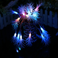 Kcasa Csl 6 Gardening 10m 38led String Light Seaweed Shape Holiday Garden Party Wedding Decoration