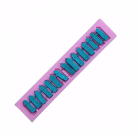 Kcasa Fence Silicone Fondant Mold Cake Decorating Polymer Clay Mould
