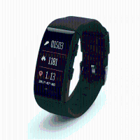 Kcasa Gps Amphibious Color Screen Oled Smart Watch Heart Rate Health Tools Waterproof Bracelet Dw06