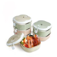 Kcasa Kc Bch10 Portable Insulation Lunch Box Stainless Steel Thermal Bento Box Food Container