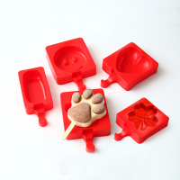 Kcasa Kc Bm6 Creative Silicone Ice Cream Mold Ice Pops Tray Chocolate Mold Cookies Mould Ice Lolly