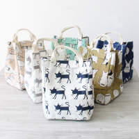 Kcasa Kc Cb06 Woman Hand Held Lunch Tote Bag Travel Picnic Cooler Insulated Handbag Storage Bag