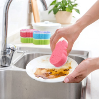Kcasa Kc Cs12 Strong Decontamination Cleaning Sponge Brush Scrubber Eraser Magic Dishcloth