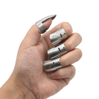 Kcasa Kc Fp08 Adjustable Stainless Steel Finger Guard Protector Cut Resistant Hand Protective Tools