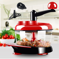 Kcasa Kc Fpm20 Multifunction Vegetable Chopper Food Processor Kitchen Manual Fruit Chopper Cutter Mixer Salad Maker Eggs Stirrer Shredders