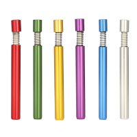 Kcasa Kc Mtb012 Portable Metal String Tobacco Pipe Creative Pocket Smoking Pipe Cigar Filter