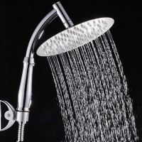Kcasa Kc Sh531 Rotatable Stainless Steel Top Rainfall Pressure Shower Head Bathroom Sprinkler Top Shower Head
