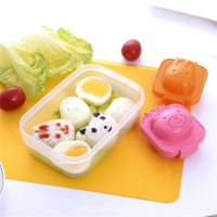 Kcasa Kc Sm02 2 Pcs/set Cartoon Bear Rabbit Boiled Egg Rice Mold Diy Bento Sushi Mold Maker Tools