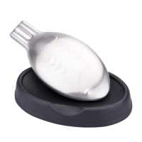Kcasa Kc Ss016 Fish Shape Stainless Steel Soap With Holder Hand Odor Remover Kitchen Cleaning Tools