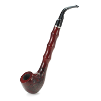 Kcasa Kc Wtp003 Bamboo Resin Wood Tobacco Pipe Durable Smoking Pipe Cigar Flitter