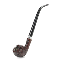 Kcasa Kc Wtp006 Carved Resin Wood Tobacco Pipe Classic Durable Smoking Pipe Cigar Flitter