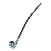 Kcasa Kc Wtp008 Marbleized Resin Wood Tobacco Pipe Classic Durable Smoking Pipe Cigar Flitter