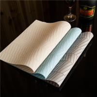 Kcasa Placemat Fashion Pvc Dining Table Mat Disc Pads Bowl Pad Coasters Waterproof Table Cloth Pad Slip Resistant Pad Three Colors