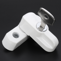Key Locking Sash Blocker Jammer White Upvc Window Door Restrictor Security Lock