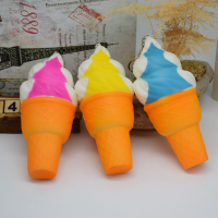 Kid Toy Fun Simulation Ice Cream Scented Squishy Charm Slow Rising Squeeze Toy Exquisite Stress Relieve Gift