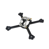 Kingkong/ldarc Fpv Egg Pro 138mm Rc Drone Fpv Racing Frame Kit 4mm Carbon Fiber+7075 Aluminum