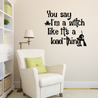 Kst 10 Halloween Pvc Witch Wall Stickers Living Room Bedroom Decoration Wall Stickers