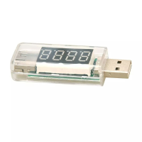 Kw 202 Digital Display Usb Portable Tension Tester Voltmeter Battery Tester For Power Bank Cell Mobile Phone   Transparent