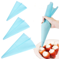 L Silicone Reusable Cake Piping Bag Icing Cream Pastry Decorating Tool Baking Tools